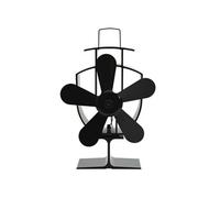 Kachelventilator met 5 vinnen zwart51238