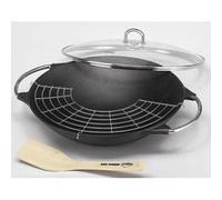 Kàchenprofi - Set Wok - Couvercle en Verre et Accessoires Incl. - 36cm G