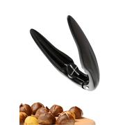 KACZUS 1 pièce casse-noix en acier inoxydable 304, coupe-châtaignes et marrons, outil pour noix et fruits secs avec support intégré