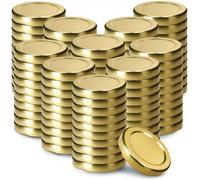 KADAX 100x Bouchons de Couvercle Fi 53 Pour Pots, Bouteilles, Bouchons de Pots