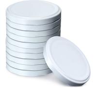 KADAX 10x Jar Caps Fi 100 Couvercles Bouchons pour Bocaux Conserves blanc