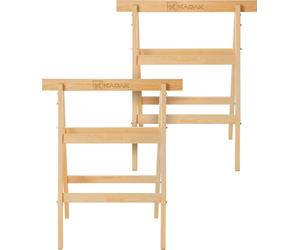 KADAX 2x tréteaux en bois Universel tréteau de coupe d'atelier