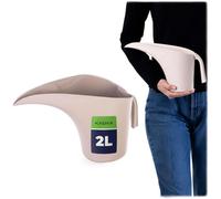 KADAX Arrosoir 2 litres - Petit arrosoir en plastique pour plantes d'intérieur - Arrosoir moderne avec poignée ergonomique et bec long - Beige