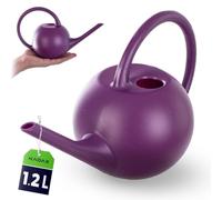 KADAX Arrosoir de 1,2 l, petit arrosoir en plastique pour plantes d'intérieur, arrosoir avec long bec verseur pour un arrosage facile, arrosoir de jardin (violet)