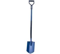 KADAX bêche, Pelle avec poignée en D, bêche de Jardinier pour Creuser, Pelle avec Manche métallique, Pelle à bêcher, bêche de Jardin pour Creuser, Pelle de Jardin (Pointue)