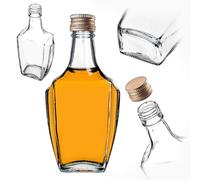 KADAX bouteille en verre 250ml - Bouteilles vides à remplir pour jus, liqueurs, huile & schnaps