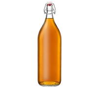 KADAX Bouteilles en Verre 1.9L à Fermeture mécanique - Grandes Bouteilles à Fermeture mécanique à remplir pour jus, vin et Kombucha
