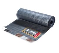 Kadax Brise-Vue pour Balcon, terrasse, clôture, résistant aux intempéries, en rotin PE, revętement de Balcon avec Serre-câbles, Protection Contre Le Vent 0,9 m x 3 m Anthracite
