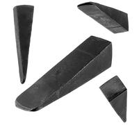 KADAX Cale de fendage en acier - 16,5 x 3,5 x 4 cm - Cale manuelle pour abattre et fendre le bois - Solide - Grenade fendeuse