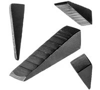 KADAX Cale de fendage en acier - 20 x 4 x 5 cm - Cale manuelle pour abattre et fendre le bois - Solide - Grenade à fendre - Cale de rechange