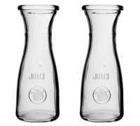 KADAX Carafe à eau en verre Pichet en verre 250 ml Ensemble de boissons à la limonade 2 pièces