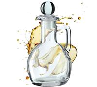 KADAX Carafe à Huile en Verre 100ml - Distributeur d'huile avec Bouchon pour épices, vinaigre & Condiments