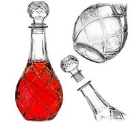 KADAX Carafe à whisky élégante pour homme, carafe à vin classique avec design unique, bouteille de whisky comme cadeau (0,8 l,)