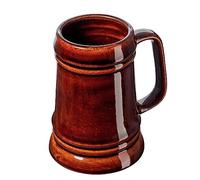 KADAX Chope à bière en céramique, passe au lave-vaisselle, avec poignée pratique, chope en pierre pour vin, bière, vin chaud et miel liquide (1, 500 ml)