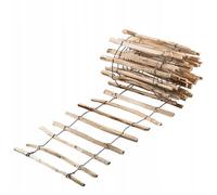 KADAX Cloture a Piquets en Bois de Noisetier pour Jardin, Ganivelle Naturelle et Durable pour Delimitation (7-9 cm, 50 x 500 cm)