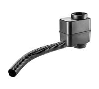 KADAX Collecteur d'eau de pluie pour jardin, citerne d'eau de pluie pour un montage facile et rapide, réservoir d'eau de pluie, en plastique (noir)