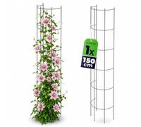KADAX Colonne en Acier Treillis Tuteur Tuteur Colonne Plantes grimpantes Tour de Vigne Aide à L'escalade Grille Support de Plante Treillis métallique (H:150cm)