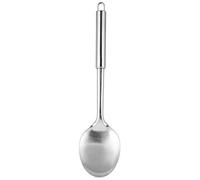 KADAX Cuillère de service en acier inoxydable - Grande cuillère à salade - 33 cm - Cuillère à riz et pommes de terre - Ustensile de cuisine avec poignée ovale - Passe au lave-vaisselle - Longue