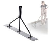 KADAX Distributeur de béton en aluminium, 62,5 x 9 x 33 cm, distributeur de goudron profilé, lames de béton triple entretoise, pelle à béton (sans manche)
