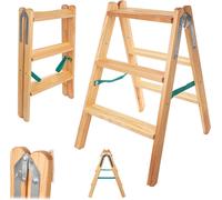 KADAX Échelle double face en bois DS 2x3