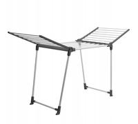 KADAX Séchoir à linge "Egen", longueur de séchage 15m, revêtement par poudre Séchoir pliable avec 2 ailes