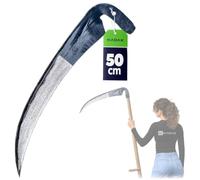 KADAX Faux de Jardin en métal, Faux Manuelle, Faucille, Faux Pliante, Faux pour Plantes Sauvages, Faux, Faucille de Jardin, Faucille à Herbe, Faucille à Feuilles, Faucille Manuelle, Petite Faucille