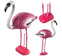 KADAX Figurine de Flamant Rose de 80 cm - Piquet de Jardin en Plastique - Oiseau Exotique - Figurine d'étang Rose - Décoration de Jardin pour étang