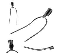 KADAX Fourchette en pierre sans manche - Fourchette à pommes de terre en acier - Fourchette à betteraves - Fourchette en fil de fer - Fourchette à pommes de terre - Fourchette à bêche - Fourchette à