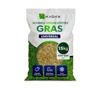 KADAX Graines de gazon, 450-600 m², graines de gazon, gazon à croissance rapide, granulés de gazon, graines de gazon à germination rapide, graines de gazon, graines de gazon résistantes au gel, gazon