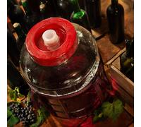 KADAX Grand Bocal de Fermentation en Verre avec Couvercle, Contenant Spacieux pour la Préservation des Aliments et Le Stockage du Vin (30L)
