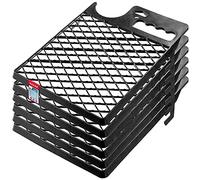 KADAX Grille de Peinture avec Poignée pour Seau, Grille en Plastique pour Roleau de Peinture, Accessoire pour Vos Projets de Rénovation (Noir, Lot de 6)