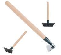 KADAX Houe de Jardin Petite Pelle pour Creuser Manche en Métal 32,5 cm