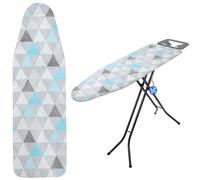 KADAX Housse de table à repasser avec cordon de serrage - Housse de table à repasser pratique pour fer à repasser à vapeur - Housse de rechange réglable (triangles M)