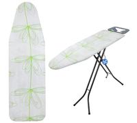 KADAX Housse de table à repasser avec cordon de serrage, housse de table à repasser, pratique, pour fer à repasser à vapeur, housse de rechange réglable (fleurs M)