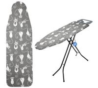 KADAX Housse de Planche 130x45cm Coussin Extensible de Repassage Chats