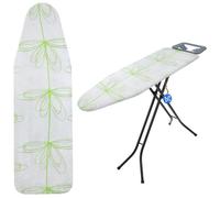 KADAX Housse de table à repasser avec cordon de serrage, housse de table à repasser, pratique, pour fer à repasser à vapeur, housse de rechange réglable (fleurs M)