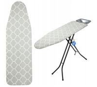 KADAX Housse pour Planche 144x44cm Repassage Support Extensible Gris