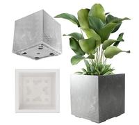 KADAX Pot de fleurs, bac à fleurs haut 40cm Jardin sur roues Eco