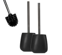 KADAX Lot de 2 Brosse WC avec Poignée Plus Longue et Récipient - Céramique, 12 x 36 cm, Série Pastello, pour Une Toilette Propre