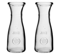 KADAX Lot de 2 Carafe universelle pour eau, boissons et vin (250 ml)