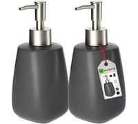 KADAX Lot de 2 Distributeur de Savon avec Pompe, Distributeur de Pompe en céramique, Distributeur de Savon Liquide, Liquide Vaisselle, Distributeur de Lotion, Distributeur de Savon Liquide
