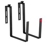 KADAX Lot de 2 supports pour jardinières, résistants aux UV, sans perçage, noirs