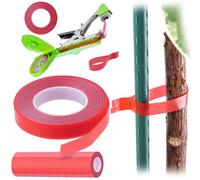 KADAX Lot de 20 rouleaux de ruban à lier, 11 mm x 25 m, pour machine à relier, en plastique, rouge