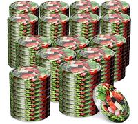 KADAX Lot de 200 couvercles à visser Diamètre : 82 mm En métal Avec 6 dents d'encliquetage Idéaux comme couvercle de rechange pour les bocaux à conserve