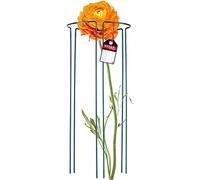 KADAX Lot de 3 Supports de Plantes en Acier Semi-Circulaire pour Plantes de Jardin résistant aux intempéries - Support pour Plantes - Support de Plantes Support autoportant (Hauteur : 90 cm)