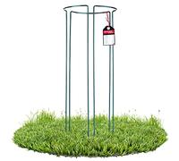 KADAX Lot de 3 Supports de Plantes en Acier Semi-circulaires pour Plantes, Jardin, Support pour Fleurs résistant aux intempéries, Support pour Fleurs autoportant (Hauteur : 45 cm)