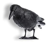 KADAX Lot de 39 Corbeau Noir en Plastique, Épouvantail Efficace pour Repousser Les Oiseaux et Préserver Le Jardin, Le Balcon et la Maison Contre Les Pigeons