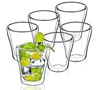 KADAX Lot de 6 Double-walled glasses, set, 250 ml, thermal glasses made of borosilicate glass, drinking glasses for tea, coffee, cappuccino, water, juice, iced tea, coffee glasse (bird, 6)