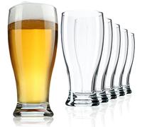 KADAX Lot de 6 verres à bière de 565 ml - Passe au lave-vaisselle - Corde à bière résistante avec base stable - Verres à bière - 6 x 565 ml