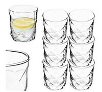 KADAX Lot de 6 verres à eau, à cocktail, à jus, à jus, à eau et cocktails, 330 ml